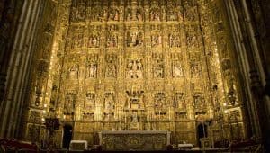 cattedrale di siviglia interno 