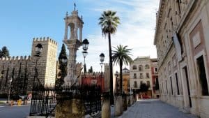 plaza del triunfo, old town seville