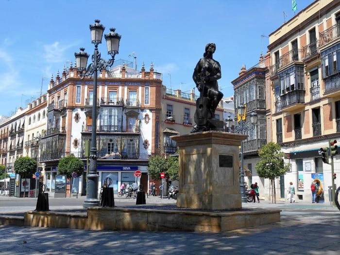 Plaza del Altozano in tirana district