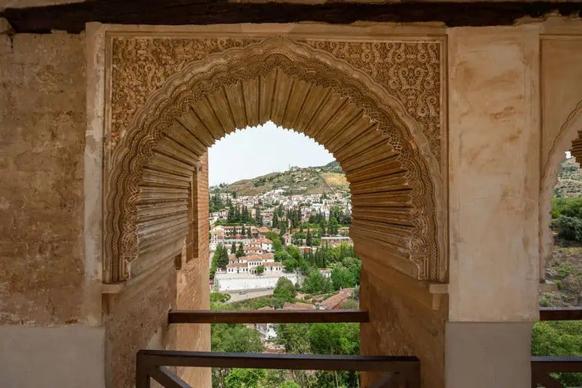 Palacio del Partal finestra Alhambra