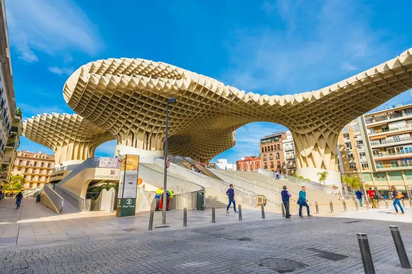Monumenti Siviglia - Metropol Parasol mappa dei monumenti di siviglia