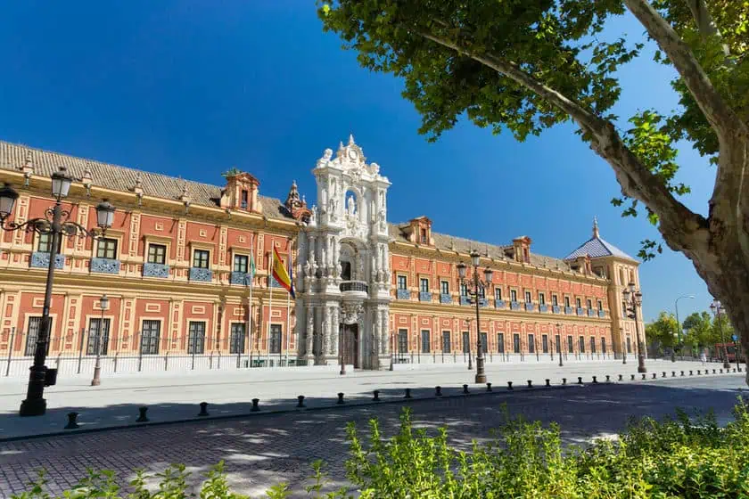 Monumenti Siviglia - Palacio de San Telmo cartina monumenti siviglia