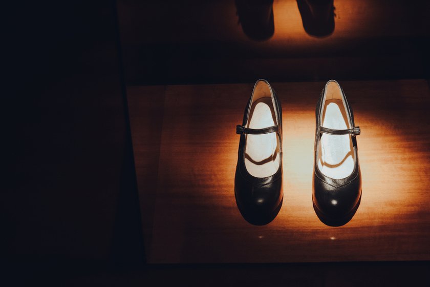 Seville,,Spain,-,January,19,,2020:,Shoes,On,Exhibit,Inside Things to see at the Museo del Baile Flamenco in Seville