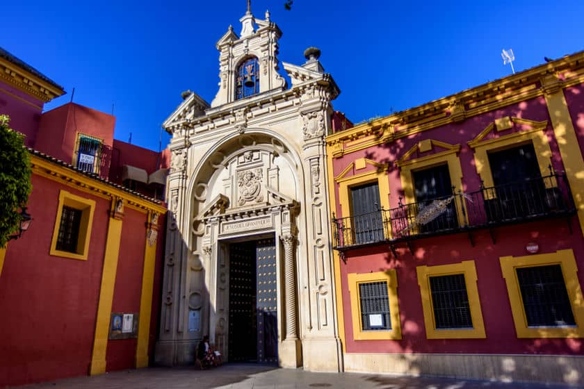 Famous church in Seville Spain