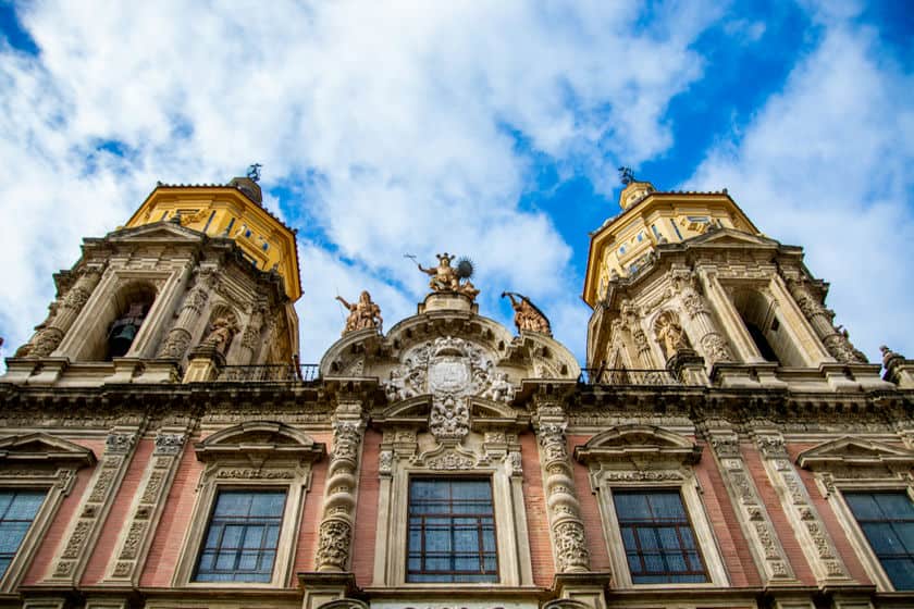 Catholic churches in Seville Spain