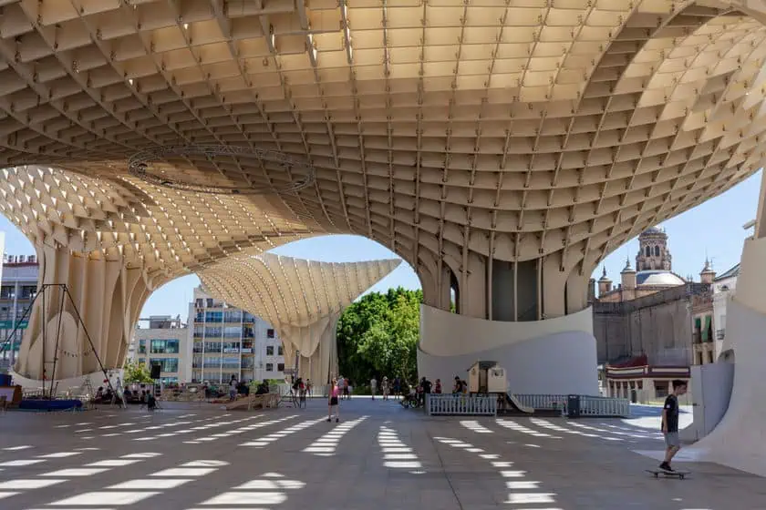 Piazze Siviglia - Plaza de la Encarnacion mappa delle piazze di Siviglia