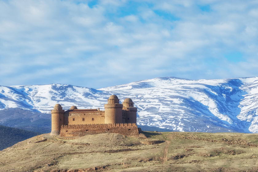 Cave houses in Guadix Spain